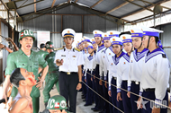 Recruits of Naval Region 5 visit Phu Quoc Prison Historical Site